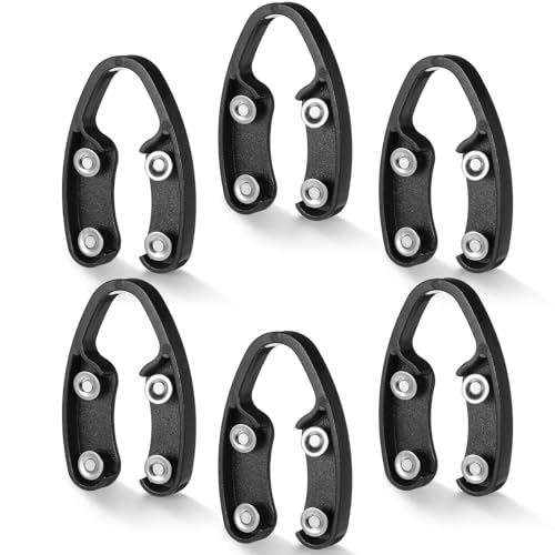 Wanmu 6Pcs Wine Foil Cutter Tool, 4 Stainless Blades Foil Remover Wine, Bottles Opener Accessory for Wines Lovers, Removes Foils Top Effortlessly, Practical Wines Foils Remover Tool (Black)