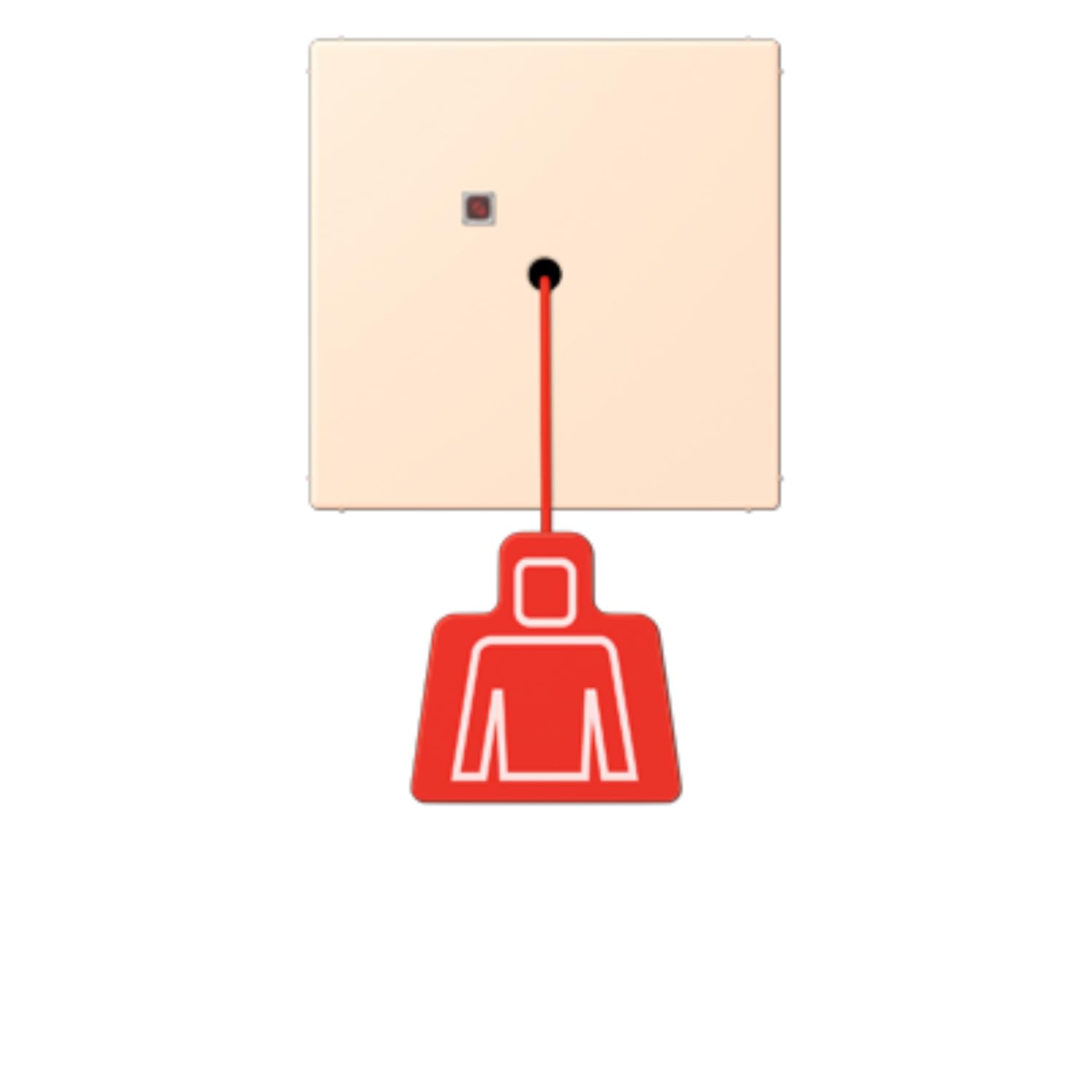 Bouton poussoir avec poignée LC32123 JUNG NRSLC0834ZT238 pour commande électrique