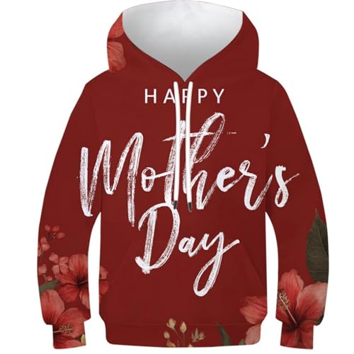 Sweat-shirt à capuche chaud à manches longues, un pull unisexe confortable pour garçon et fille