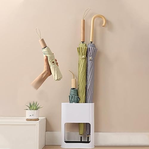 Soporte de plástico blanco que ahorra espacio para lámparas de mesa 6