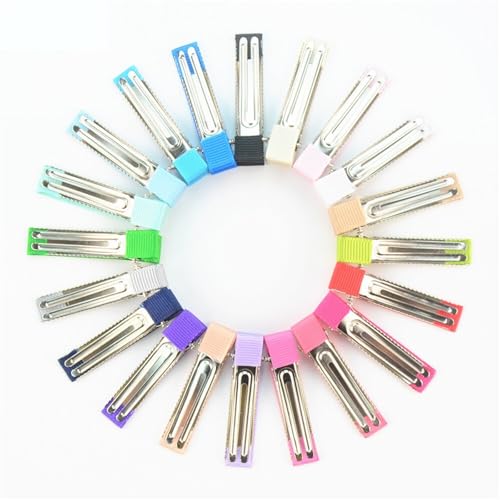 Barrettes à cheveux à faire soi-même en alliage de zinc de 5 cm pour fille
