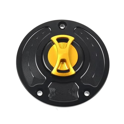 Bouchon réservoir carburant sans clé Kawasaki Ninja ZX-6R 636 ZX636R 2007-2018 or