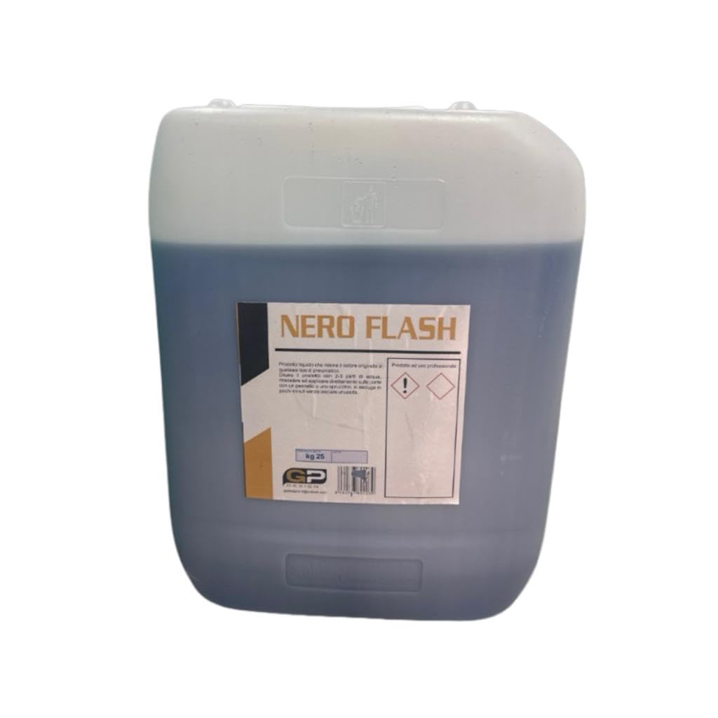 GPDESIGN Nero Flash 25 kg Nero GOMME Ruote ASSOLUTO per Auto Camion FURGONI Camper Moto