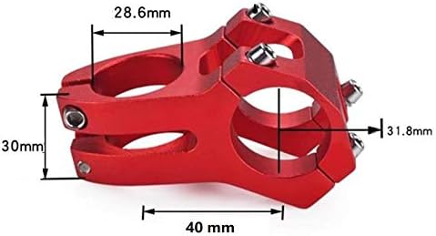 Miniatura 3 de Free-fly Bike Stem - Extensor de elevación de manillar de bicicleta corto de 1.575 pulgadas para bicicleta de carretera, bicicleta de montaña, MTB,
