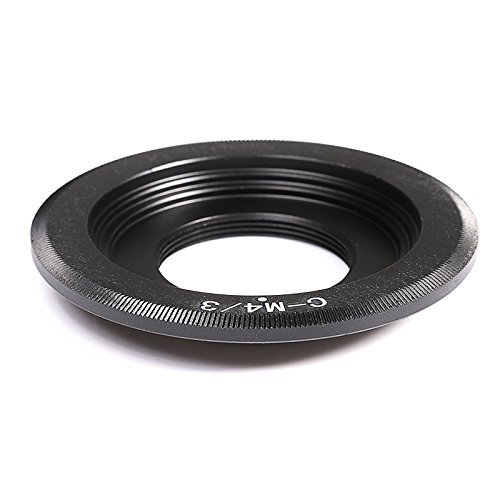 Lens Mount Adapter - C-Mount CCTV/Cine Lens to Micro Four Thirds (MFT, M4/3) Mount Mirrorless Camera Body
