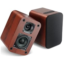 Powered Bluetooth Bookshelf Speakers, 40W Record Player Speakers with 2.75 Inch Woofer, Stereo Speakers with Optical/AUX/TV-ARC Connection for Turntable, No Receiver or Amplifier Required. - Les Beatles, Paul McCartney, John Lennon, RIngo Starr, George Harrison