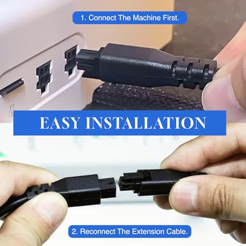 AMS Lite Verlängerungskabel 1M für Bambu Lab A1/A1 Mini – 4-Pin AMS Lite Kabel mit Magnetfilter – Kompatibel mit Bambu Lab A1/A1 Mini AMS Lite 3D Drucker (Nicht kompatibel mit X1/P1 Serien)