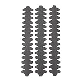 NOENNULL 3PCS Padel Racket Protector Frame Guard, 15.7 Inch PU Protective Edge Sticker Tape for Padel Tennis Rackets, Sports Equipment Accessories