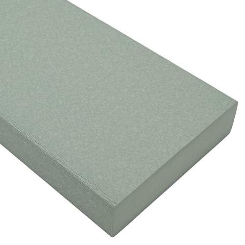 BuyPlastic Tangent Poly Lumber - Mint Green, 1x6 (0.75" x 5.5"), 36" Length - HDPE Plastic Board for Outdoor Furniture and More