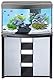Tetra AquaArt Aquarienunterschrank 100/130 liters (Unterschrank anthrazit speziell für Tetra AquaArt Aquarien Evolution Line, mit viel Stauraum für Technik, Milchglasscheiben)