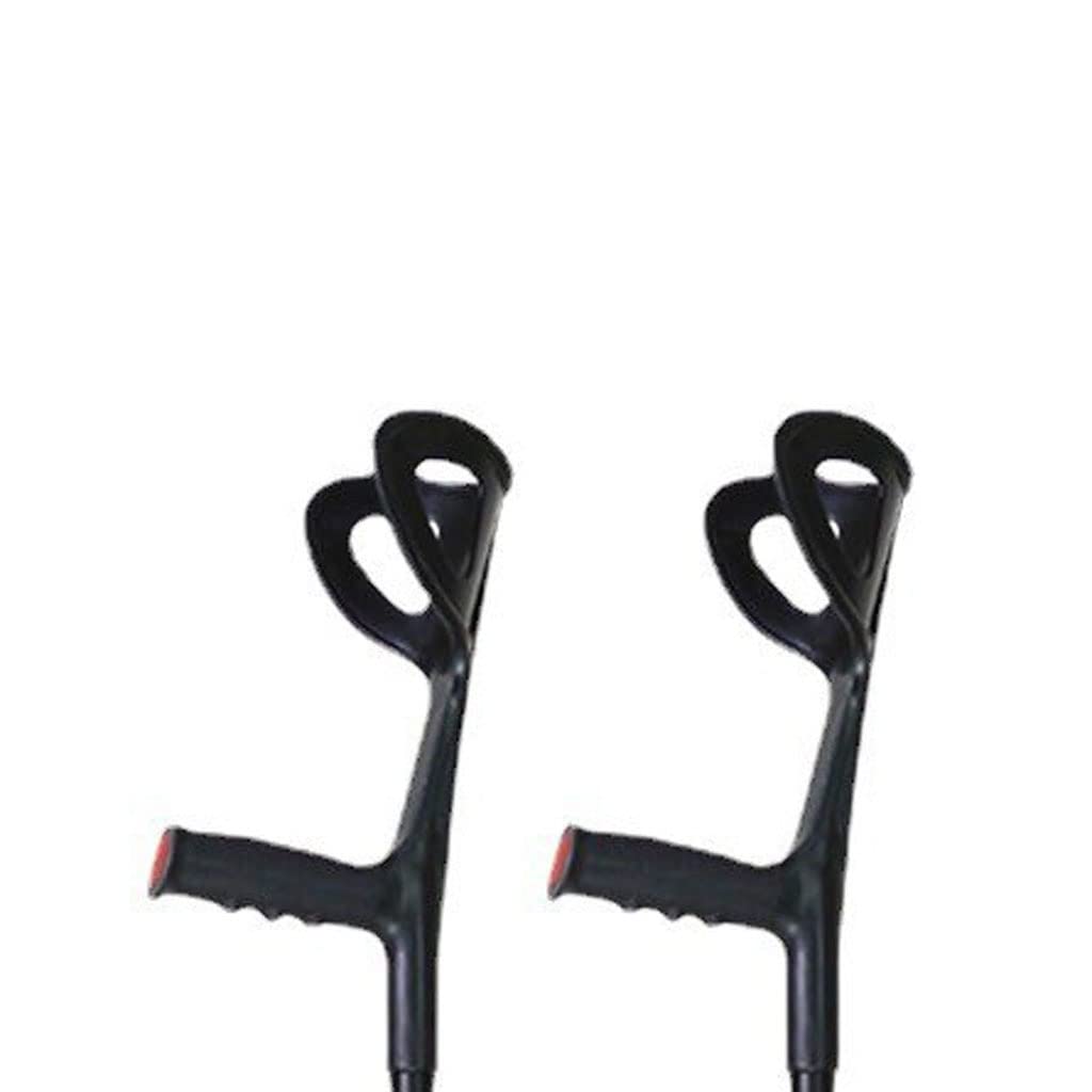 Muletas de Codo Muletas de Brazo Bastón de Fractura Rehabilitación Plegable Muletas de Codo Fácil de Llevar Paquete de Dos
