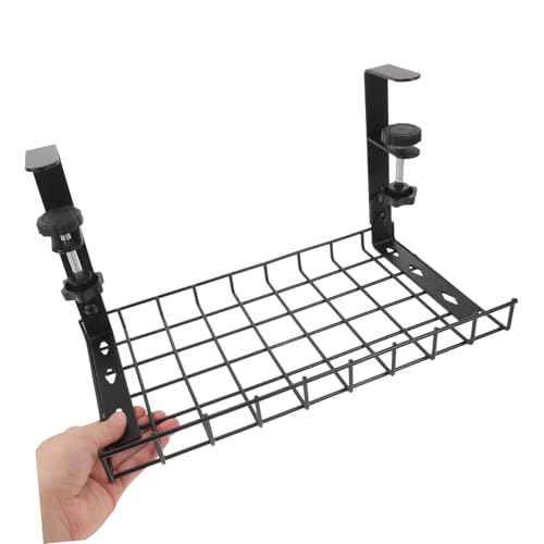 Organizador de cables para debajo del escritorio, diseño moderno accesorio de oficina miniatura 7