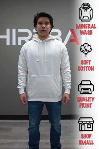 ShirtBANC Vintage Hoodie Faded Sweatshirts Distressed Mineral Wash, S-3XL2