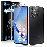 [Installation Facile] - Compatible avec Samsung Galaxy A34 5G. Installation facile et aucun résidu quand il est enlevé. Avoir un effet antibactérien et toucher confortable. Protégez l'écran de votre téléphone contre la poussière, les chutes d'impact élevées, les rayures, les éraflures et les bosses