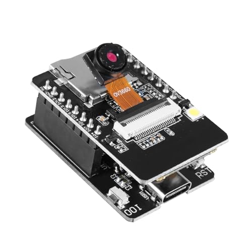 AYWHP 1PCS ESP32 CAM WiFi Bluetooth Board ESP32 CAM MB Entwicklungsplatine ESP32 Dual-Core mit Kamera OV3660 Type-C mit Steckplatz für TF-Karte kompatibel mit Arduino