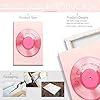 Vintage Light Pink Vinyl Record Wall Art Poster Retro Maximalist Eclectic Canvas Picture Art Decor Y2k Girly Print Trendy Family Home Room Decor Aesthetic 30X45 CM Wrapped Framed #1