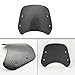 HARPUOU Universal Motorcycle Windshield Carbon Wind Deflector Windscreen Front Flyscreen with Mount for Motorbike 5