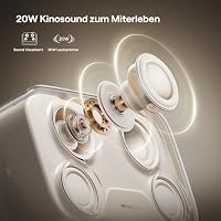 Aurzen Boom mini Smart Beamer Outdoor mit Google TV, 20W Dolby Audio – Ansicht 6