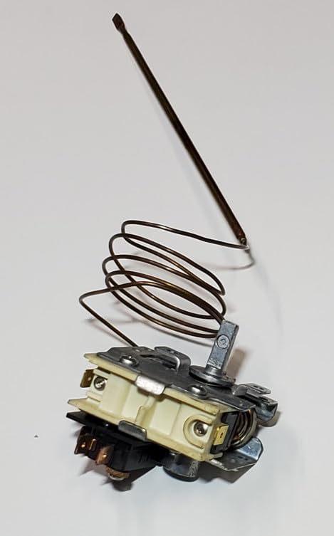 WB21X5287 Oven Thermostat Control 5-Wire with Capillary Tube & Bulb D-Shaped Shaft Replacement AP2023656 PS236027