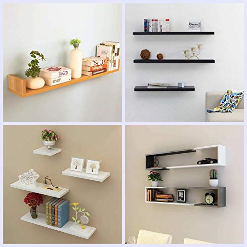 SpzcdZa 4pcs 5 inch Floating Shelf Invisible Support Bracket,Hidden Shelf Support Brackets Hardened Concealed Floating Shelf Blind Wall Shelf Floating Shelf Metal Brackets