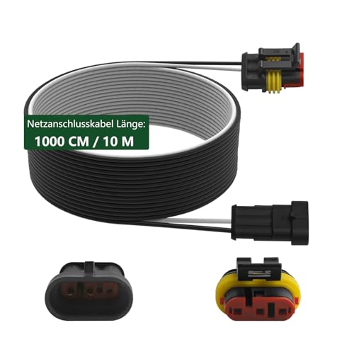 10M Ladekabel für Gardena Mähroboter R38Li R40Li R45Li R50Li R70Li R75Li R80Li 2016+,SILENO City, Sileno+ R100Li Mähroboter, Rasenmäher,