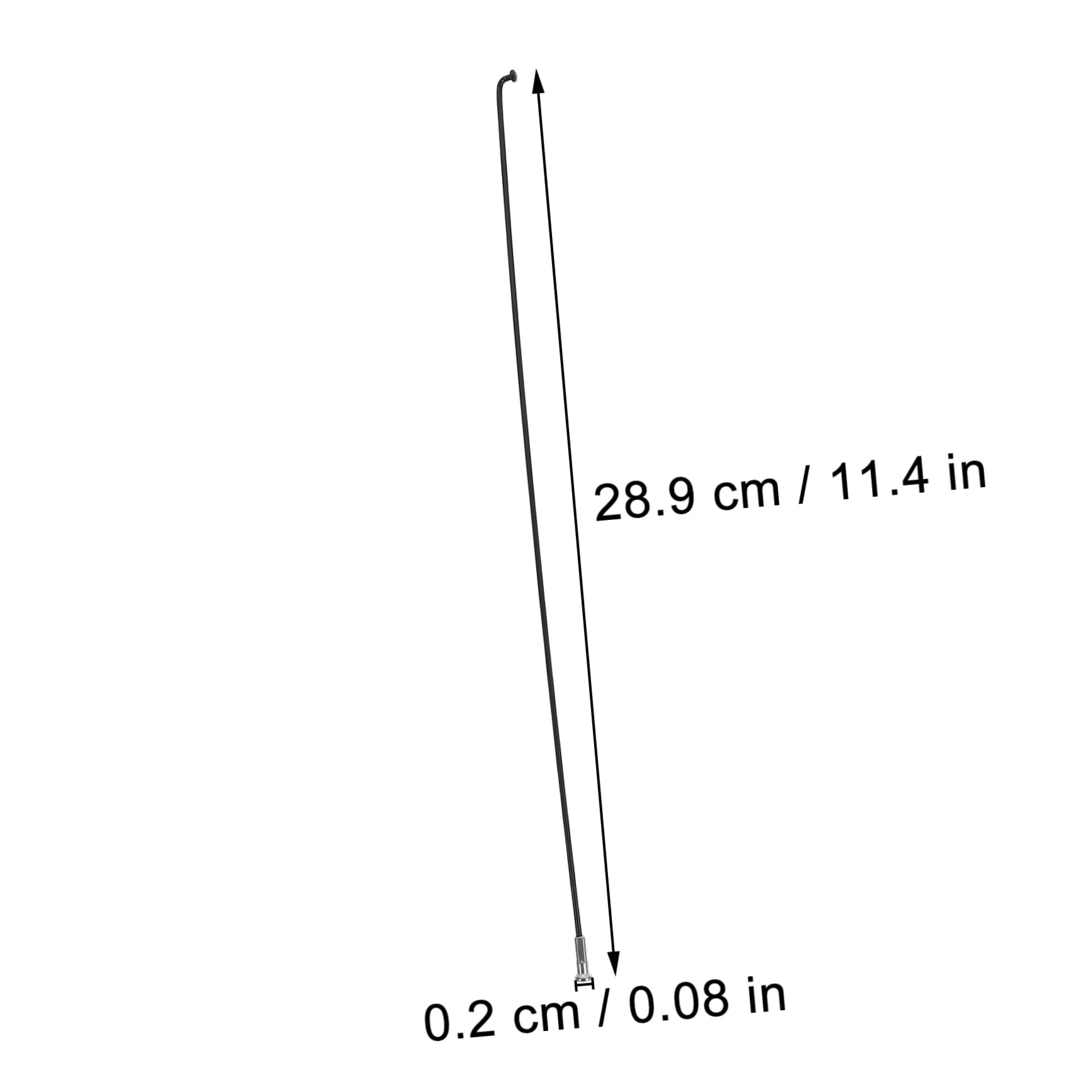 Happyyami 36Pcs J Bend Steel Spokes with Nipples for Mountain Bikes Durable Bike Accessories for Replacement and Repair for Various Cycling Needs