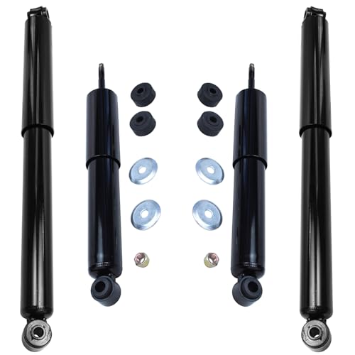 Image of Detroit Axle - 2WD Front Rear Shock Absorbers for Ford 2011-2015 F-350 Super Duty, Shock Absorbers Assembly 2012 2013 2014 Replacement