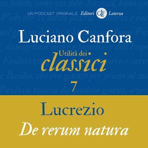7. Lucrezio | &laquo;De rerum natura&raquo; copertina