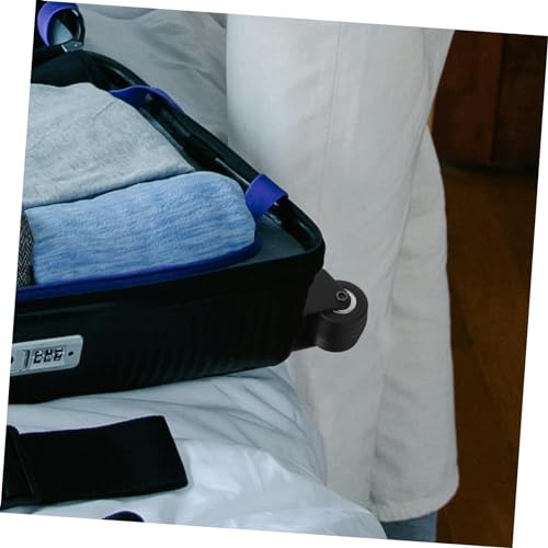 Gatuida 1pair Black Swivel Wheels for Travel Luggage Suitcase Replacement Wheels Double Bearings for Smooth Maneuverability Compatible Luggage Types4