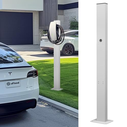 Outdoor EV Charger Pedestal for Tesla & J1772