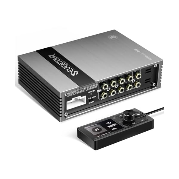 Seventour P48E DSP Car Audio Equalizer Amplifier, 31Band Graphic