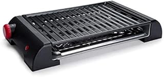 review UXZDX CUJUX Smoke Less BBQ Grill, Indoor Grill, Non Stick Easy to Clean Power Electric Grill Made with Titanium Steel