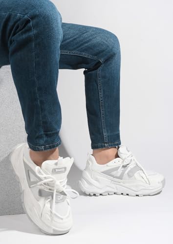 Image of The White Pole Casual Trandy Classy Comfortable Lightweight Cozy Sneakers Shoes for Men's and Boy's