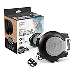 FERRIS 30m Retractable Washing Line Wall Mounted – Twin Extendable Clothes Line Heavy Duty – Outdoor & Indoor Laundry Drying Line for Garden, Balcony & Bathroom – Space Saving (Black)
