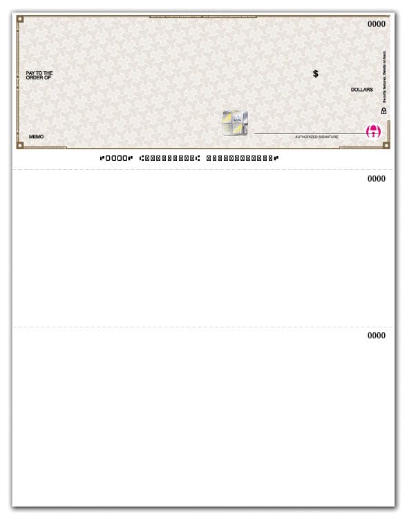 Sponsored Ad - ABC High Security Printed Business Checks Compatible w/Quick Books with Hologram, Laser Top Computer Checks, 250 Sheets (Gold)