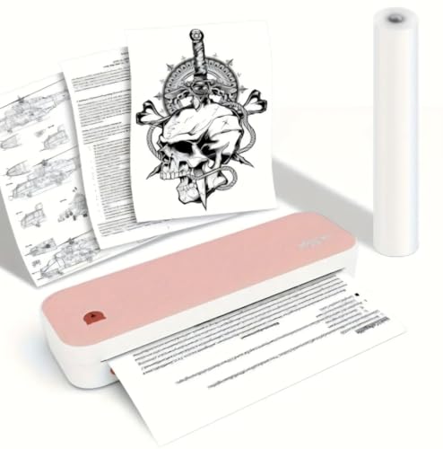 Impresora portatil termica sin tinta Carolain A4 para evitar tóners secos
