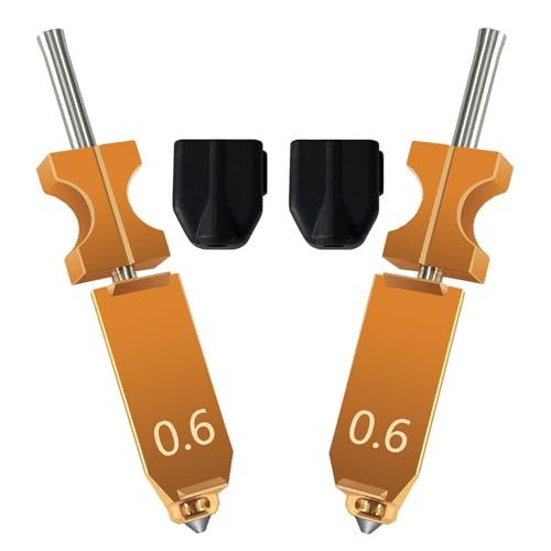 Kit extrudeuse FLASHFORGE AD5X hotend 0.6 mm tout métal et tête d'impression de rechange