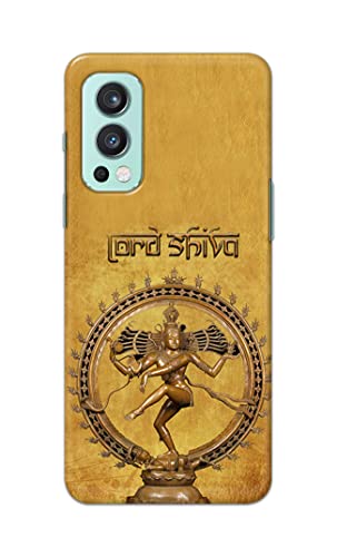 Image of PRINTFIDAA Lord Shiva As Nataraj Printed Designer Hard Case for OnePlus Nord 2 (5G) Back Cover -(e) RPM1004