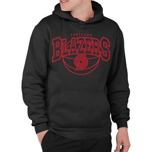 Junk Food NBA - Portland Trail Blazers Monochromatic Arch Adult Hoodie