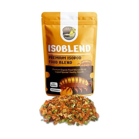 Bugzy Bugs Isoblend Premium Isopod Food Feed Mix All Natural Vegetable Dry Blend for Insects Reptiles Feeders Invertebrates Cover