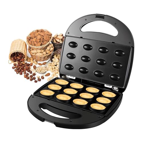 Máquina de pastel eléctrico de nueces, gofrera eléctrica de nueces - Máquina automática de gofres de nueces | Máquina de pastel eléctrica de nueces, para pasteles y galletas, Máquina automática