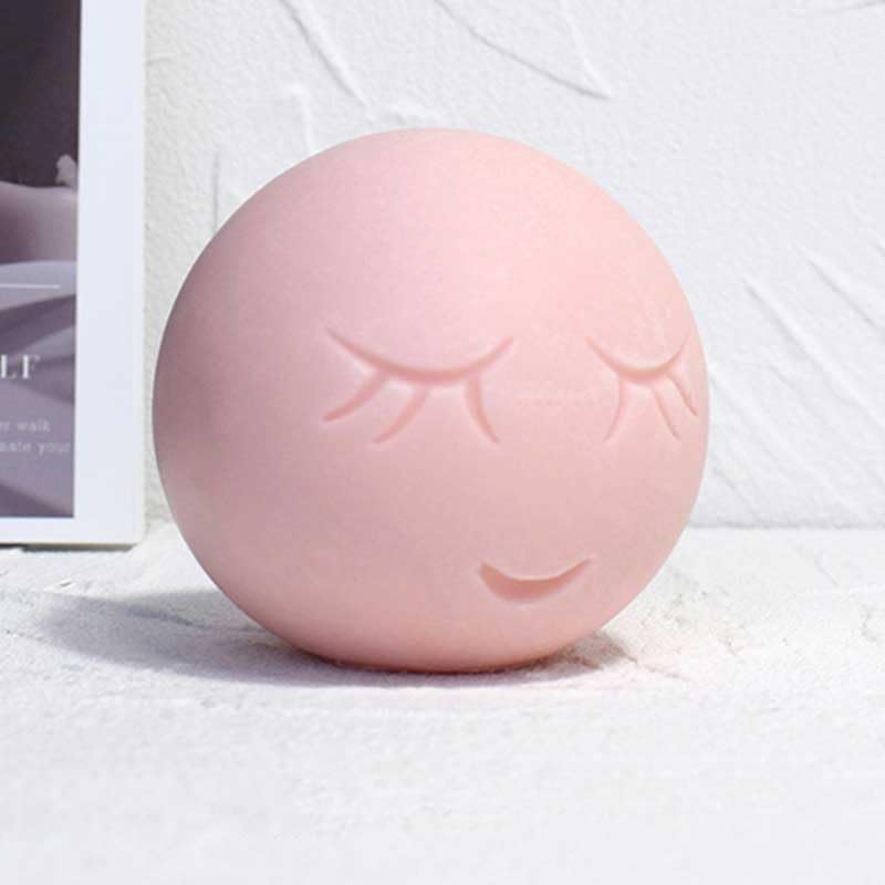 Miniatura 3 de Moldes de silicona con forma de bola sonriente para hacer velas, resina, velas de aromaterapia, jabón de cera hecho a mano, decoración del hogar,