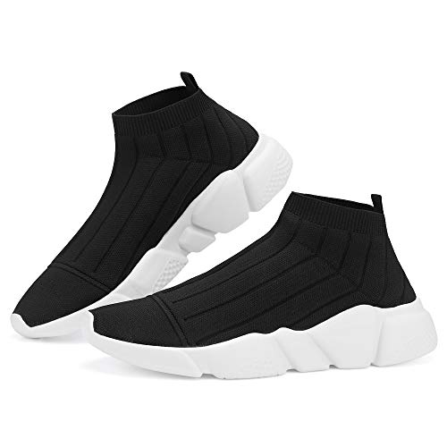 Image of Casbeam Men's Running Knit Comfortable Lightweight Breathable Casual Sports Shoes Fashion Sneakers Slip-On Walking Shoes