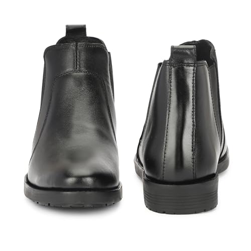 Image of NARKI Leather Chelsea Boots for Men|Soft Cushioned Insole, Slip-Resistance for Men 7003