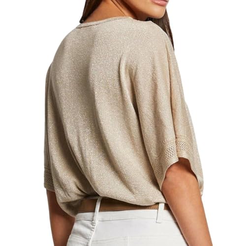 Morgan Jersey escote en V manga corta Lino TG