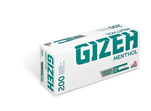 Gizeh Mentho Tip filterhulzen (10 x 200)
