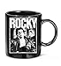 Rocky Balboa posant une tasse de café de boxe vintage pour des tasses à thé pour femmes et hommes
