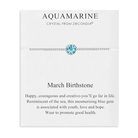 Philip Jones Aquamarine Birthstone Bracelet Cover