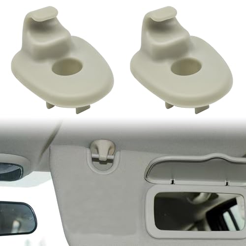 Sun Visor Clips Compatible with Jep Liberty 2005-2012 / D0dge Nitro 2008-2012 Replacement Retainer Sun Visor Retainer Clip (2PCS)