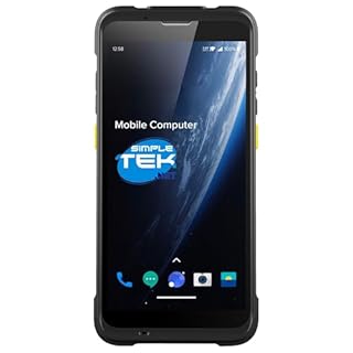 SIMPLETEK - Smartphone PDA Palmare Rugged (IP65) con Scanner Barcode 1D/2D/QR - Android 13, 4G LTE, Dual SIM e NFC